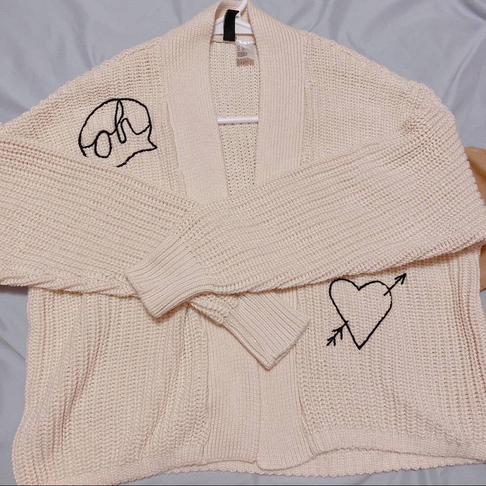 Cream cardigan